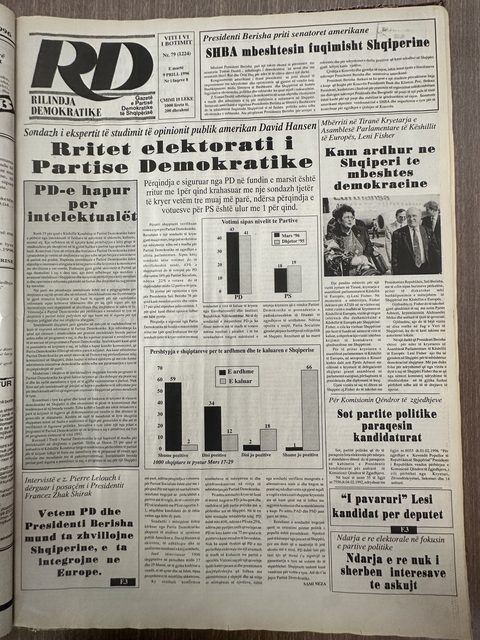Rilindja Demokratike 1996-04-09